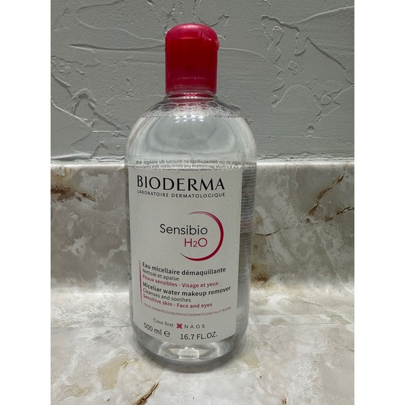 Bioderma Sensibio H2O Micellar Water Makeup Remover Cleanser Face Eyes 16.7 oz - Picture 1 of 2